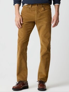 J. Crew 484 Corduroy Slim Straight Pants Size 30x32 New
